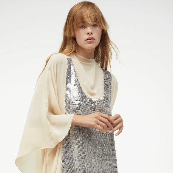 LIMITED EDITION CONTRASTING DRESS - Picture 4 of 16